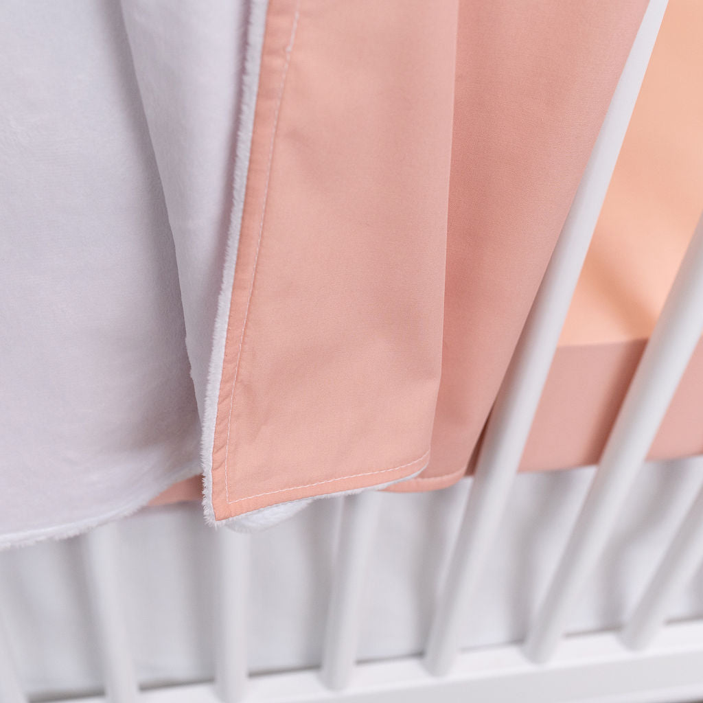 Hushy Blushy - Baby Blanket - Blush - Solids - Olli+Lime